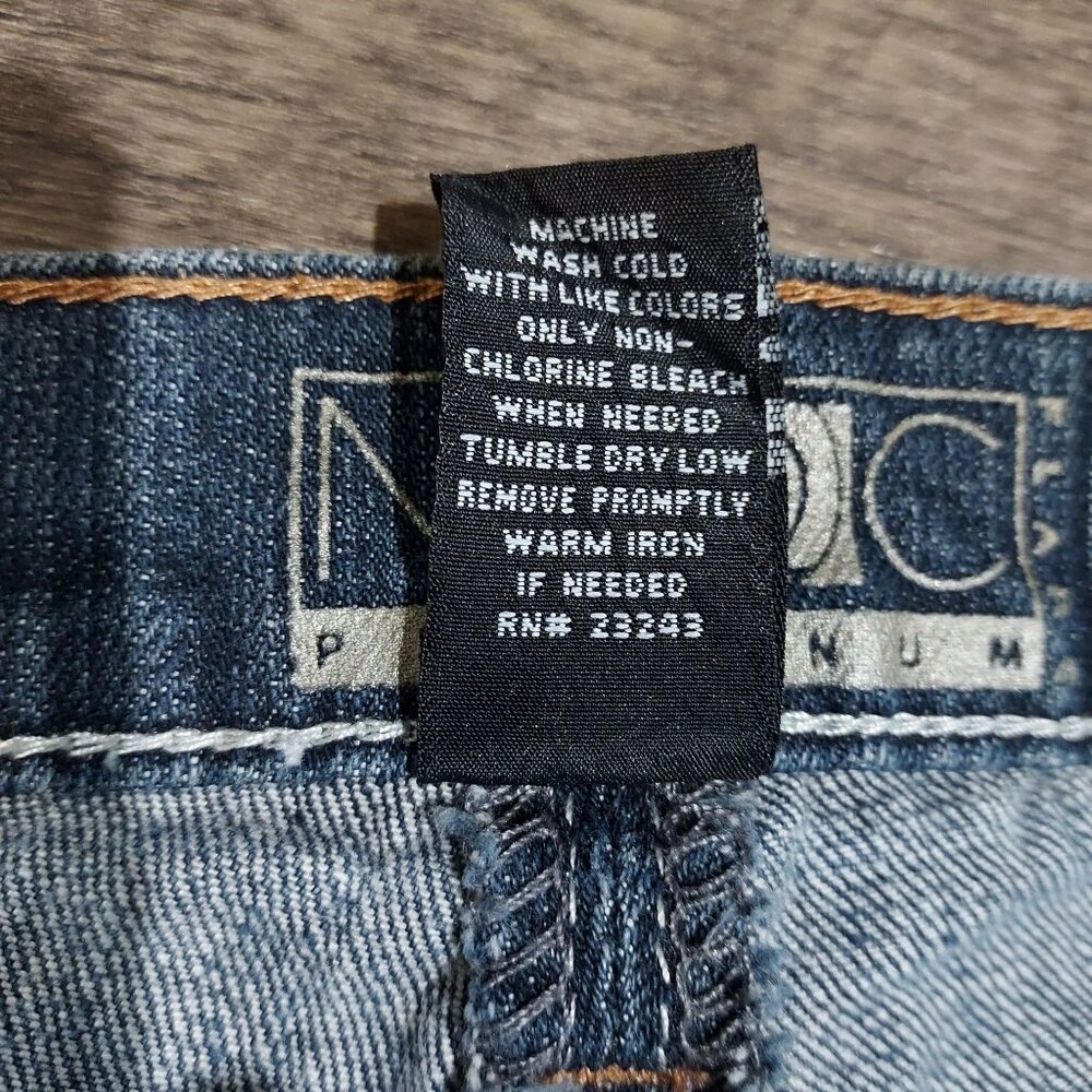 NY&C Brand Women's Flare Jeans Size 8 Wash Denim - Picture 9 of 14